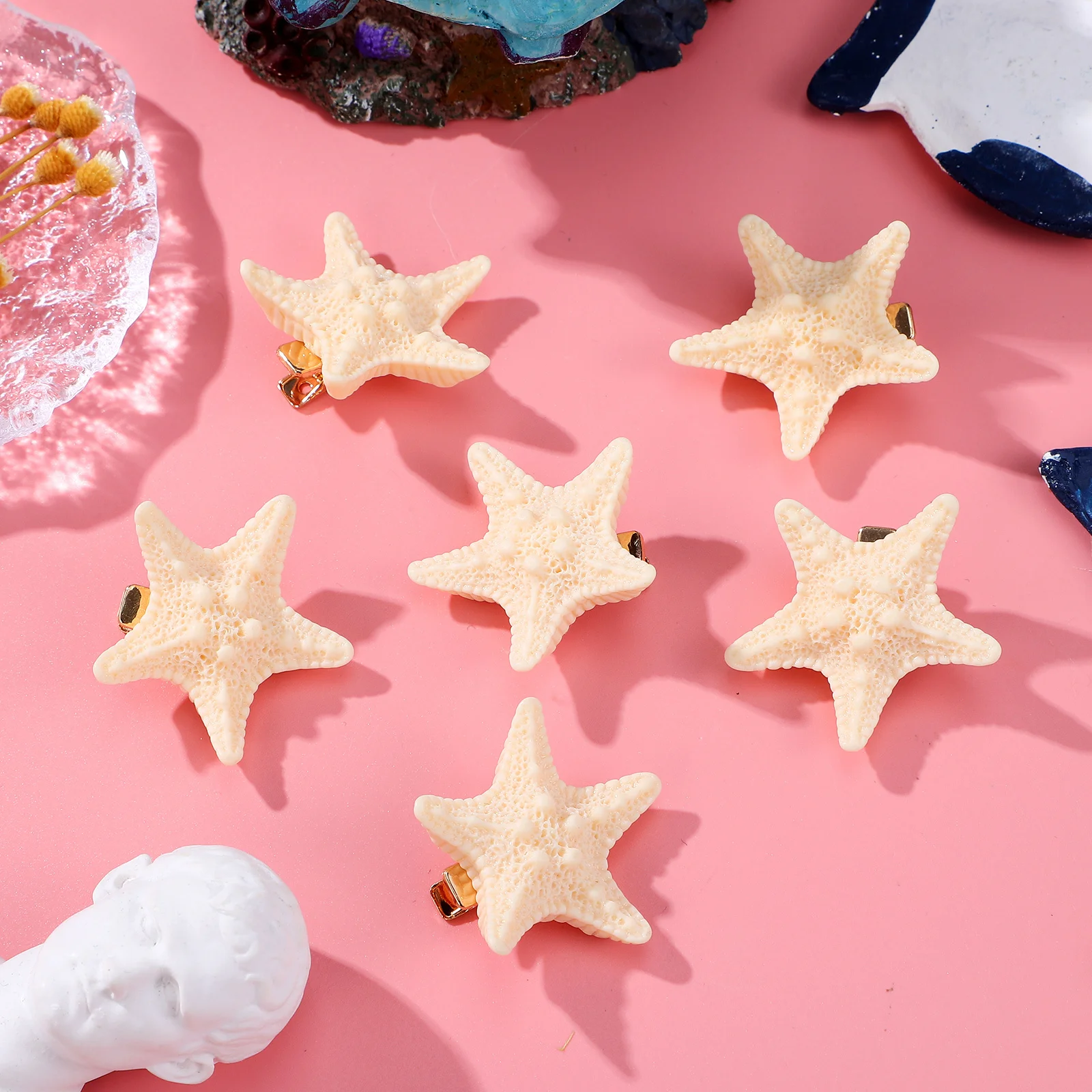 6pcs Hair Clips Resin Beach Accessories Women Siren Costume Elegant Barrettes Stylish Mermaid Hair Jewelry
6pcs Hair Clips Resin Beach Accessories Women Siren Costume Elegant Barrettes Stylish Mermaid Hair Jewelry