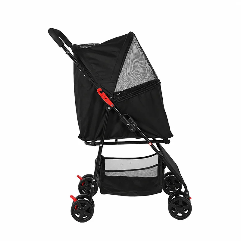 Lightweight Pet Stroller for Small Dogs Foldable 4 Wheel Dog Cat Stroller Portable Travel Pet Pram with Storage Basket
Lightweight Pet Stroller for Small Dogs Foldable 4 Wheel Dog Cat Stroller Portable Travel Pet Pram with Storage Basket