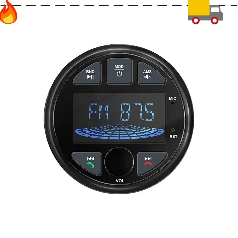 Boat Radio Media Player MP3 Audio FM AM Fit Marine Stereo Bluetooth Waterproof For Harvesters ATV UTV SPA RZR
Boat Radio Media Player MP3 Audio FM AM Fit Marine Stereo Bluetooth Waterproof For Harvesters ATV UTV SPA RZR