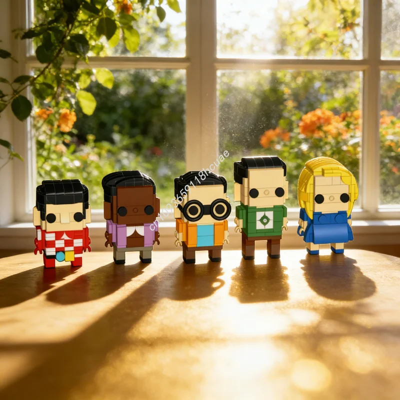 617pcs MOC Brickheadz The Big Bang Theory Model Building Blocks Construction Toy festival Gifts Idea Education Brick
617pcs MOC Brickheadz The Big Bang Theory Model Building Blocks Construction Toy festival Gifts Idea Education Brick