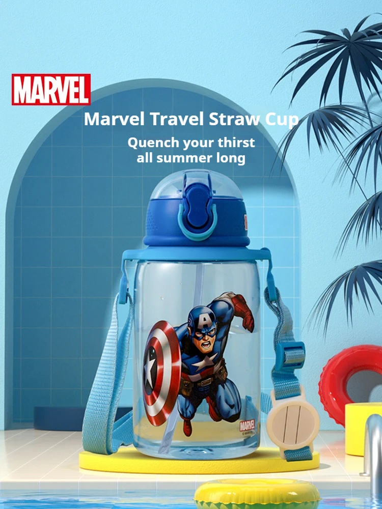 Детская бутылка для воды «Капитан Америка» Диснея, соломенная чашка для мальчиков, портативная бутылка для воды для детского сада и начальной школы, мультяшная летняя бутылка
Детская бутылка для воды «Капитан Америка» Диснея, соломенная чашка для мальчиков, портативная бутылка для воды для детского сада и начальной школы, мультяшная летняя бутылка