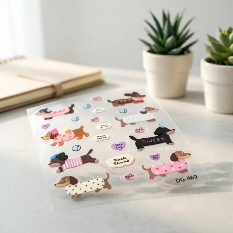 3D Embossed Dog Stickers, Cute Cartoon Jelly Decals DIY Crafts, Suitable for Phone Cases, Laptops, Scrapbooks, Stationery Gifts
3D Embossed Dog Stickers, Cute Cartoon Jelly Decals DIY Crafts, Suitable for Phone Cases, Laptops, Scrapbooks, Stationery Gifts
