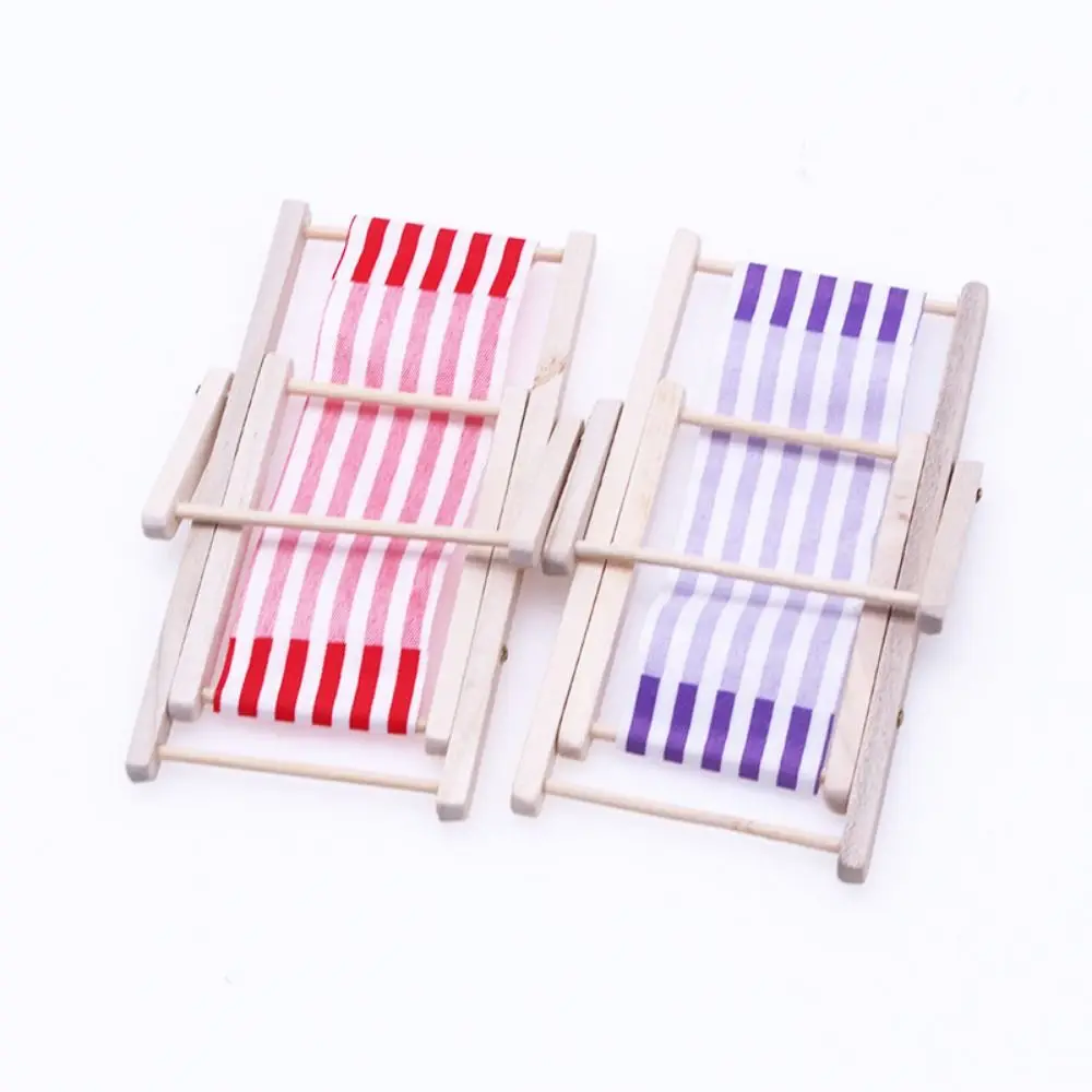 HIgh Quality Mini 1/12 Dollhouse Chair Wooden Multicolors Summer Vacation Beach Chair 7.5*5*6cm Camping Chair Ornament For ob11
HIgh Quality Mini 1/12 Dollhouse Chair Wooden Multicolors Summer Vacation Beach Chair 7.5*5*6cm Camping Chair Ornament For ob11