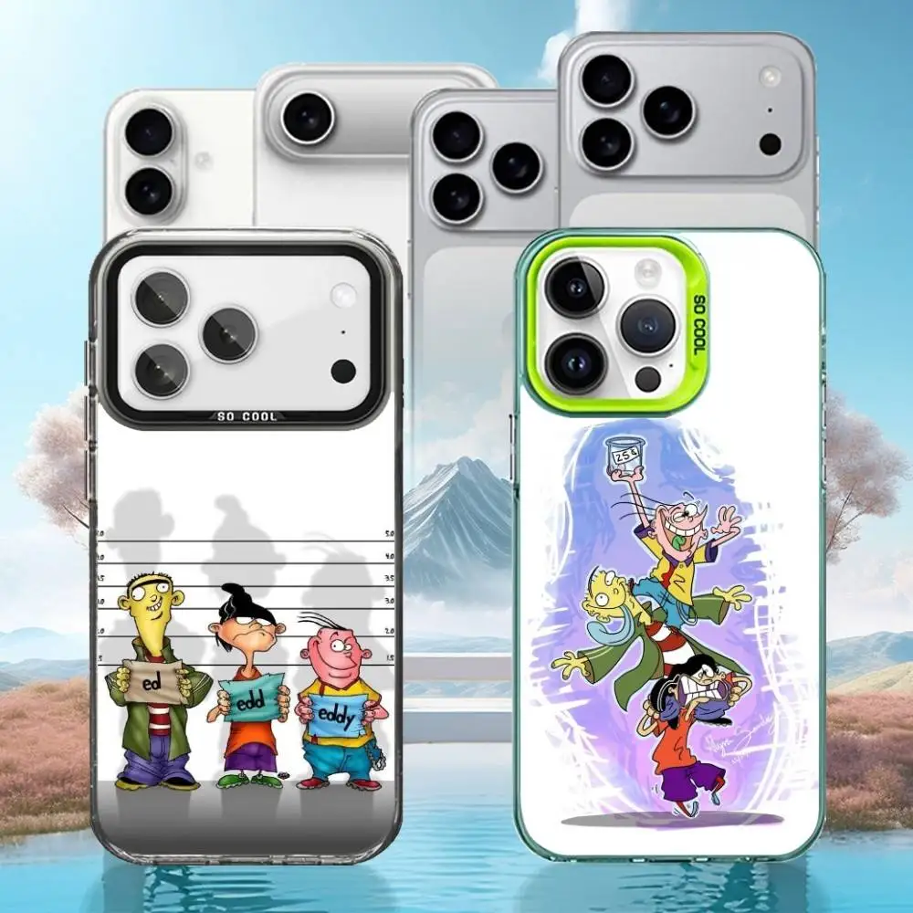 Cartoon E-Ed Edd N Eddy Phone Case For iPhone17,16,15,14,13,12,11 Pro Max black Matte Shockproof Cover
Cartoon E-Ed Edd N Eddy Phone Case For iPhone17,16,15,14,13,12,11 Pro Max black Matte Shockproof Cover