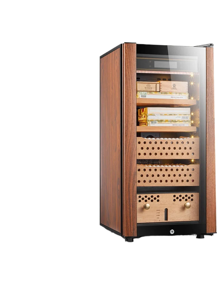 Compressor cigar cabinet constant temperature and humidity household cedar wood red wine moisturizing cabinet
Compressor cigar cabinet constant temperature and humidity household cedar wood red wine moisturizing cabinet