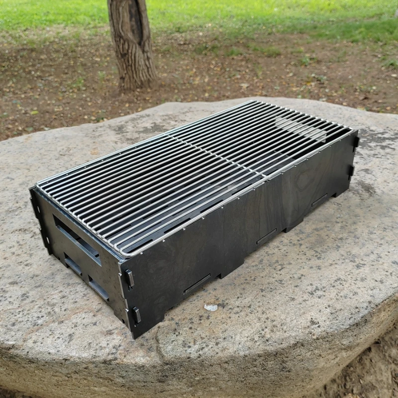 Extra Thick Outdoor Portable Grill Card Folding Travel Camping Barbecue Kebab
Extra Thick Outdoor Portable Grill Card Folding Travel Camping Barbecue Kebab