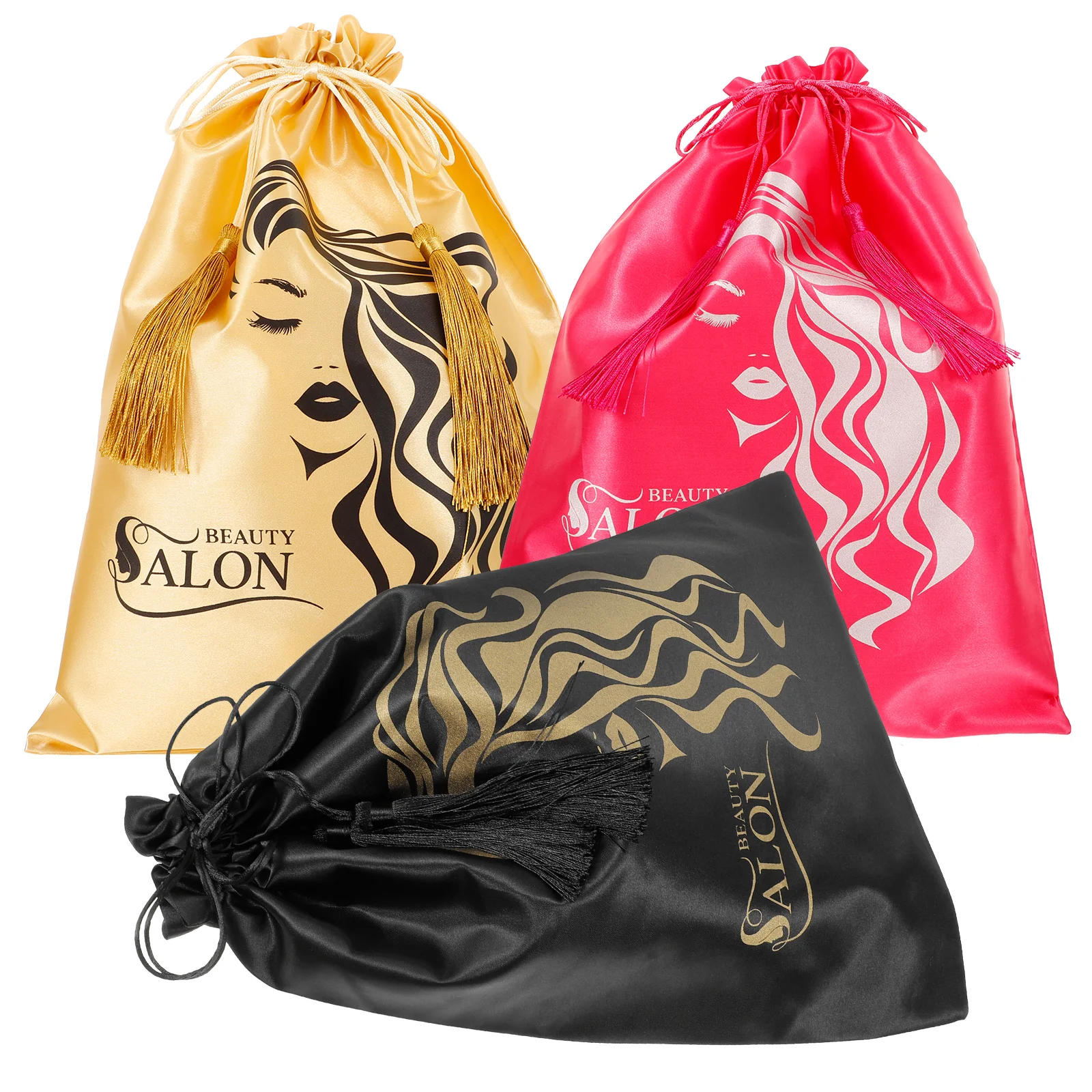 3pcs Satin Bags with Drawstring for Storage Travel Small Soft Material Black Rose Gold Packaging Tool
3pcs Satin Bags with Drawstring for Storage Travel Small Soft Material Black Rose Gold Packaging Tool