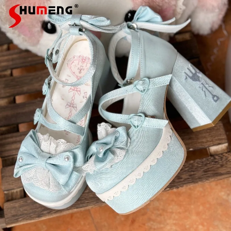 Japanese Original High Heels Versatile Student Cute Lolita Pumps Chic Elegant Style Sweet Heeled Single Shoes 5 Colors Available
Japanese Original High Heels Versatile Student Cute Lolita Pumps Chic Elegant Style Sweet Heeled Single Shoes 5 Colors Available