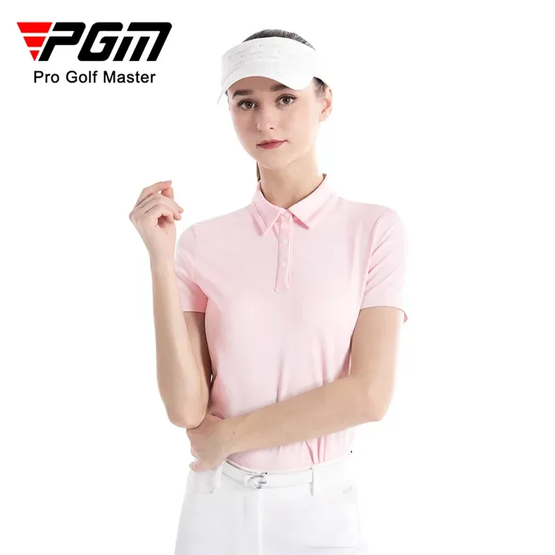 PGM Women Golf Short Sleeve T-shirt Spring Breathable Polo Shirts YF673
PGM Women Golf Short Sleeve T-shirt Spring Breathable Polo Shirts YF673
