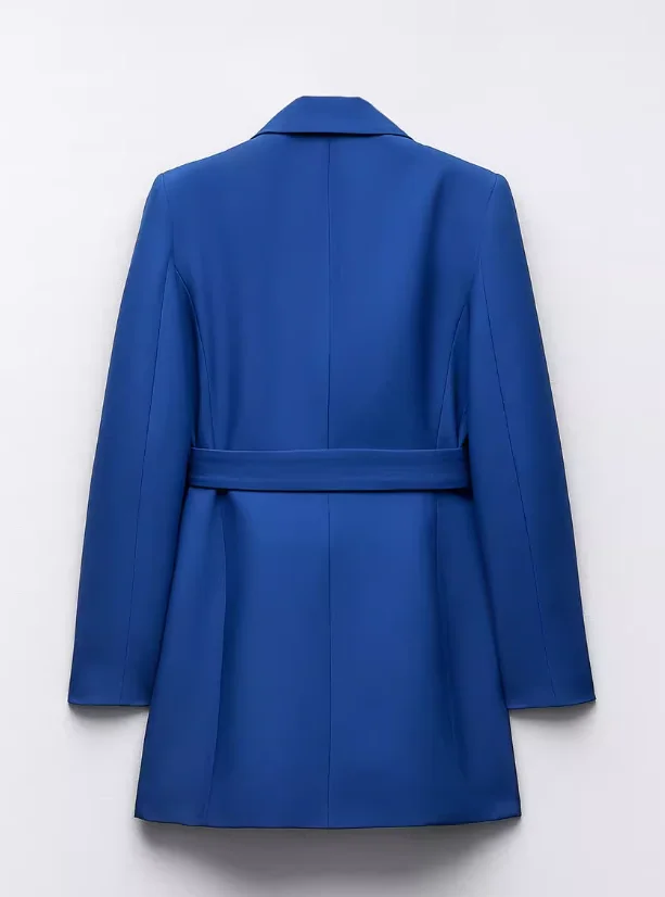 Ele Long Tailored Coat with Belt Decoration for Women Autumn 2023 Polyester Fabric Pure Color Long Sve Midi Length
Ele Long Tailored Coat with Belt Decoration for Women Autumn 2023 Polyester Fabric Pure Color Long Sve Midi Length