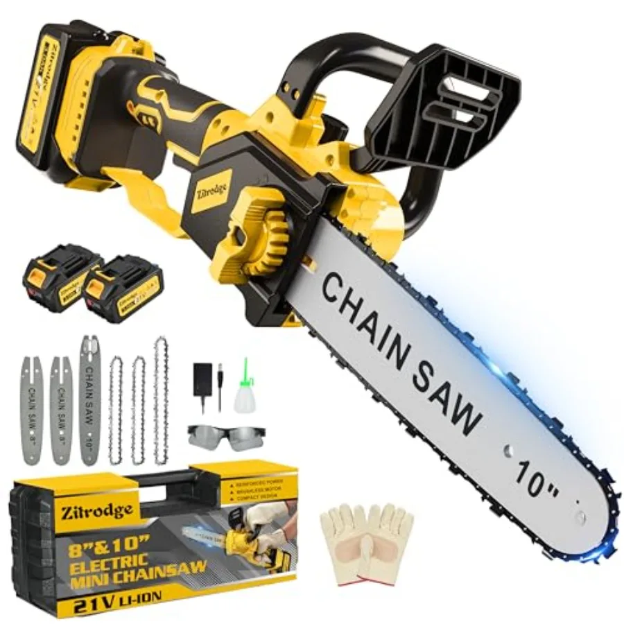 Аккумуляторная мини-цепная пила 2-в-1 (8 и 10 дюймов), бесщеточная, ручная, для работы с деревьями
Аккумуляторная мини-цепная пила 2-в-1 (8 и 10 дюймов), бесщеточная, ручная, для работы с деревьями