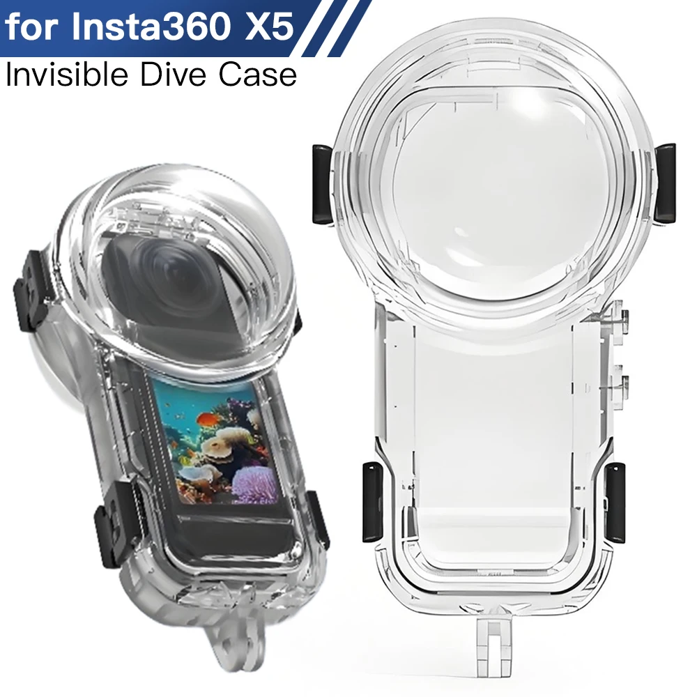 Невидимый чехол для дайвинга для Insta360 X5, водонепроницаемая крышка корпуса 60 м/197 футов, корпус для подводного дайвинга для Insta 360 X5, аксессуары
Невидимый чехол для дайвинга для Insta360 X5, водонепроницаемая крышка корпуса 60 м/197 футов, корпус для подводного дайвинга для Insta 360 X5, аксессуары
