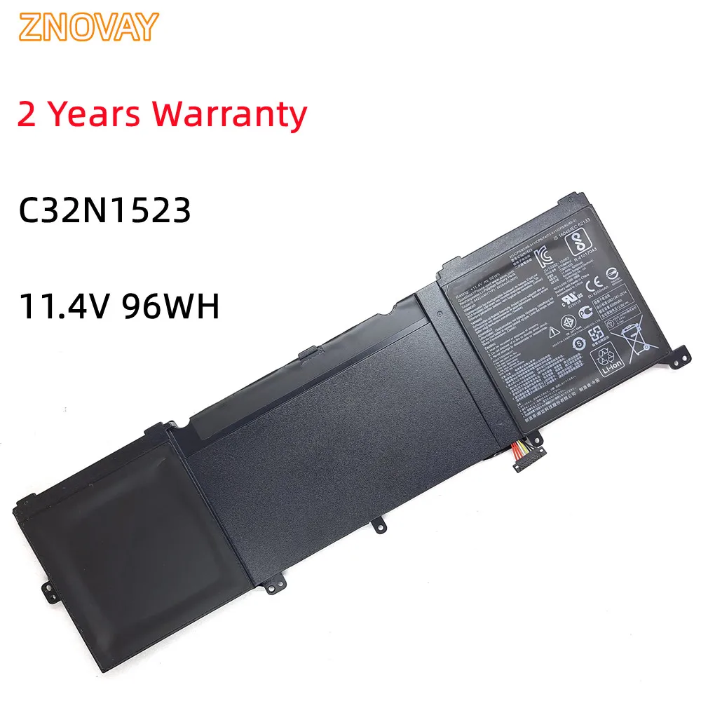ZNOVAY C32N1523 8422mAh Laptop Battery For ASUS Zenbook Pro UX501VW N501L Series C32N1523 11.4V 96WH
ZNOVAY C32N1523 8422mAh Laptop Battery For ASUS Zenbook Pro UX501VW N501L Series C32N1523 11.4V 96WH