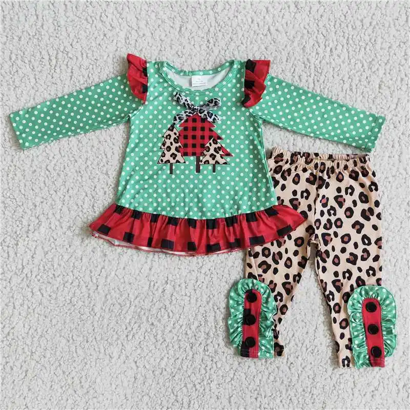 2022 Christmas New Rts Green Dots Leopard Tree Red Lace Long Sleeve Dress Leopard Green Lace Pants Fashion High Quality Girls
2022 Christmas New Rts Green Dots Leopard Tree Red Lace Long Sleeve Dress Leopard Green Lace Pants Fashion High Quality Girls