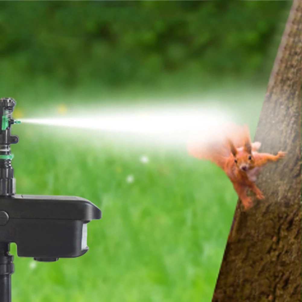 Motion Activated Sprinkler Scaring Away Wild Animals Animal Sensor Sprinkler Animal Repeller Sprinkler for Lawns Farms Orchards
Motion Activated Sprinkler Scaring Away Wild Animals Animal Sensor Sprinkler Animal Repeller Sprinkler for Lawns Farms Orchards
