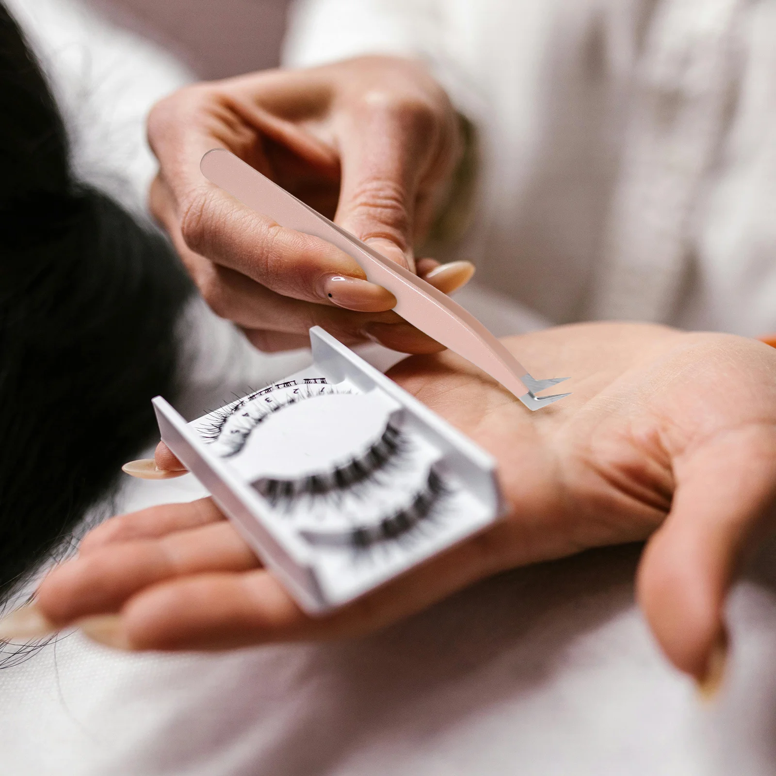 2pcs Stainless Steel Eyelash Extension Tweezer Curved Tip Precision Grafting Tool For Lash Application Facial Hair Removal Fine
2pcs Stainless Steel Eyelash Extension Tweezer Curved Tip Precision Grafting Tool For Lash Application Facial Hair Removal Fine