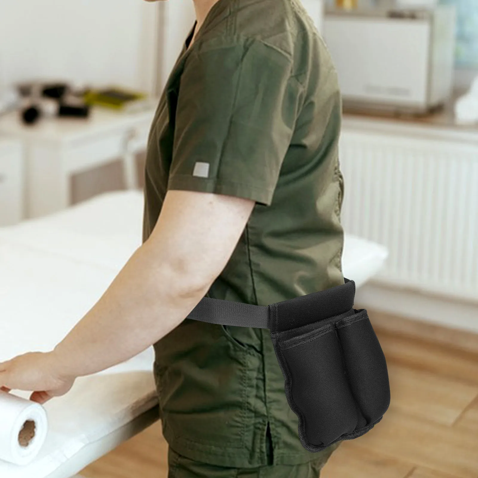 Поясной держатель для 2 бутылок, сумка для хранения эфирных масел, органайзер для массажных принадлежностей, регулируемый пояс для массажного лосьона, портативный чехол для переноски
Поясной держатель для 2 бутылок, сумка для хранения эфирных масел, органайзер для массажных принадлежностей, регулируемый пояс для массажного лосьона, портативный чехол для переноски