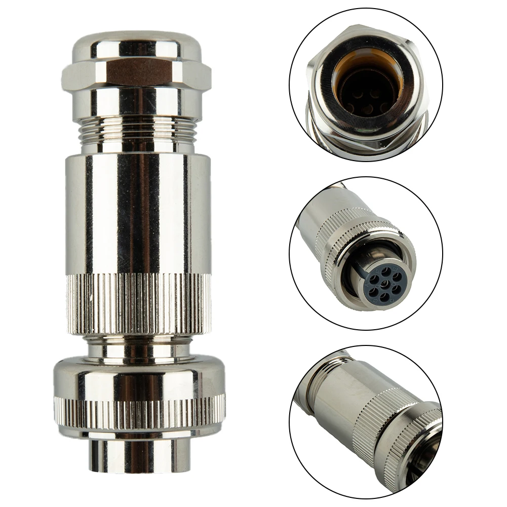 C14G-A-S7 7 PIN Proportional Valve Plug Connector For Bosch-Rexroth R900021267 R900217845 Moog DB97007061 Vickers 694534 Atos
C14G-A-S7 7 PIN Proportional Valve Plug Connector For Bosch-Rexroth R900021267 R900217845 Moog DB97007061 Vickers 694534 Atos