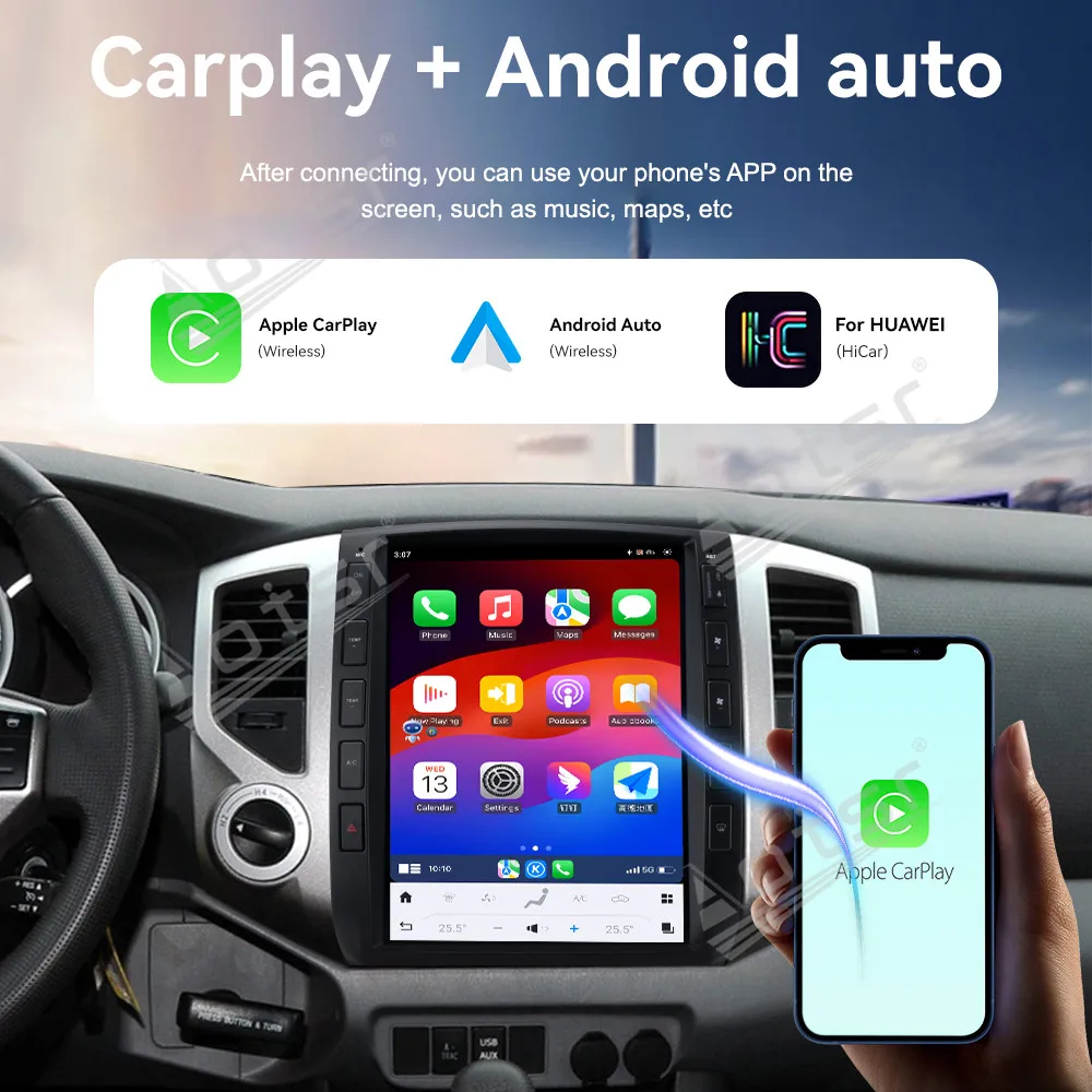 Android Auto Car Radio For Toyota Tacoma 2005~2015 GPS Navigation Multimedia Car Stereo Wireless Carplay Mirror Link Head Unit
Android Auto Car Radio For Toyota Tacoma 2005~2015 GPS Navigation Multimedia Car Stereo Wireless Carplay Mirror Link Head Unit