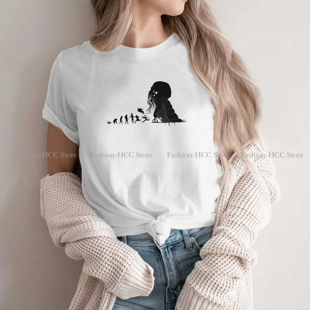 Evolution Polyester TShirts Lovecraftian Personalize Homme T Shirt New Trend Clothing
Evolution Polyester TShirts Lovecraftian Personalize Homme T Shirt New Trend Clothing