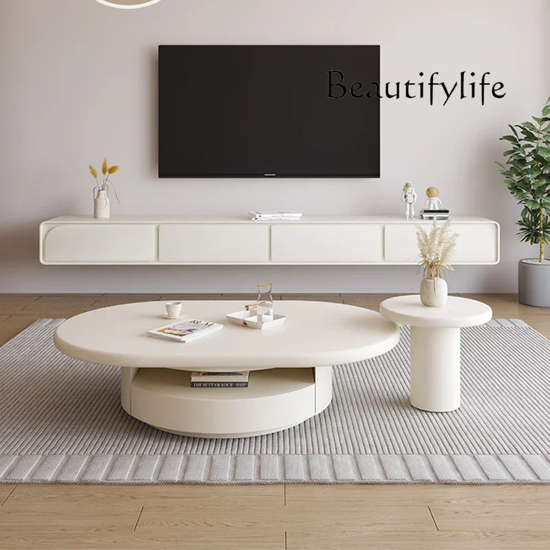 French cream wind mother cloud coffee table oval wabi sand wind small apartment living room household coffee table
French cream wind mother cloud coffee table oval wabi sand wind small apartment living room household coffee table