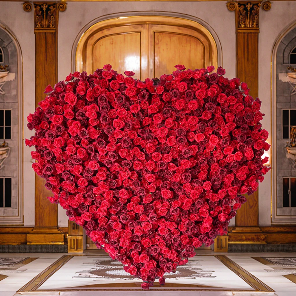 Red Heart-Shaped Arch Artificial Flower Creative Wedding And Party Decorative Element
Red Heart-Shaped Arch Artificial Flower Creative Wedding And Party Decorative Element