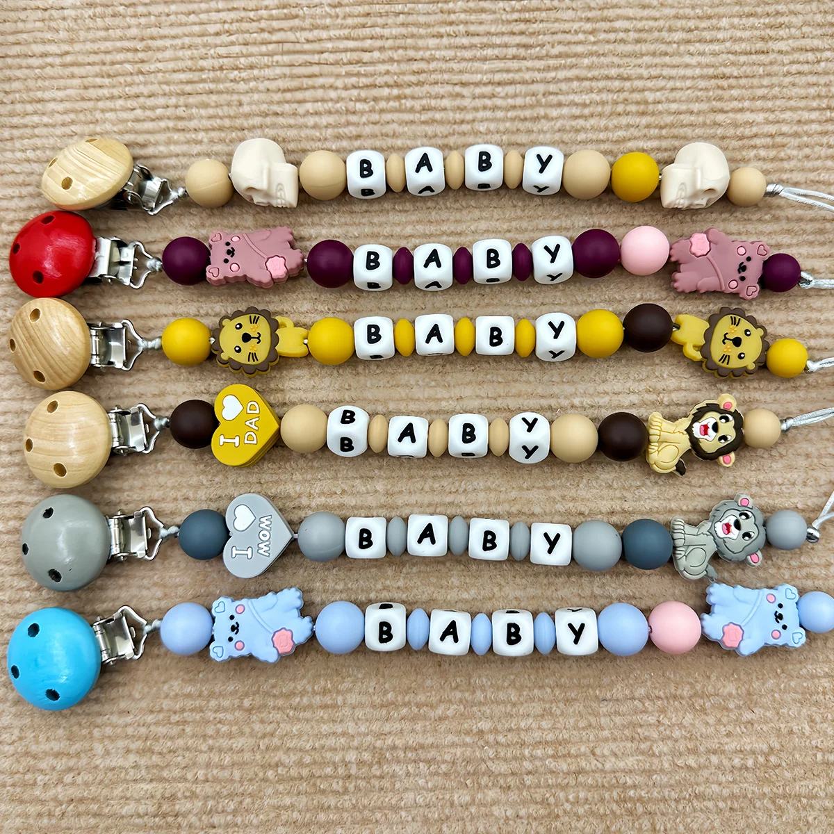 Personalized Custom Name Pacifier Clip BPA Free Baby Pacifier Holder Chain Customized Newborn Baby Shower Gift
Personalized Custom Name Pacifier Clip BPA Free Baby Pacifier Holder Chain Customized Newborn Baby Shower Gift