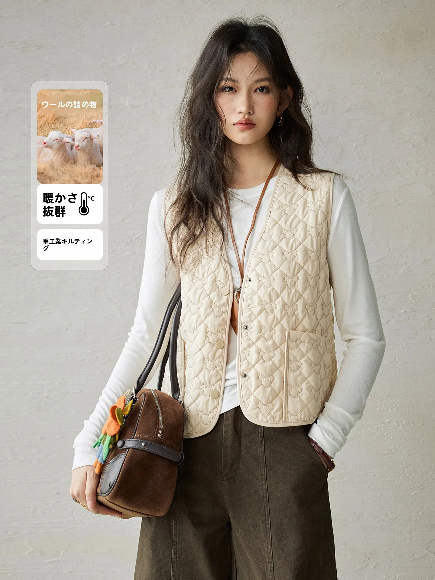 Loose Warm Wool Filled Vest Casual Straight Leg Outerwear Layering ential Pumpkin Valley Women's Faion Cotton Jaet
Loose Warm Wool Filled Vest Casual Straight Leg Outerwear Layering ential Pumpkin Valley Women's Faion Cotton Jaet