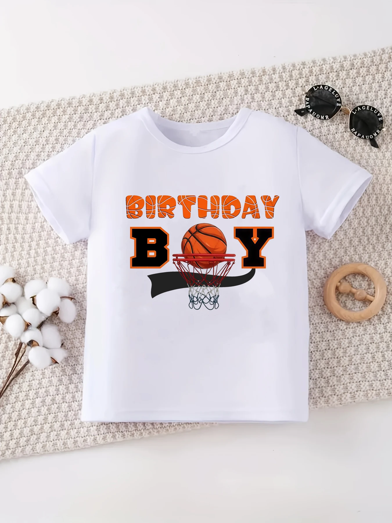 Birthday Boy Basketball Printed T Shirt Boys Funny Kids Clothes Summer Short Sleeve T-Shirt
Birthday Boy Basketball Printed T Shirt Boys Funny Kids Clothes Summer Short Sleeve T-Shirt