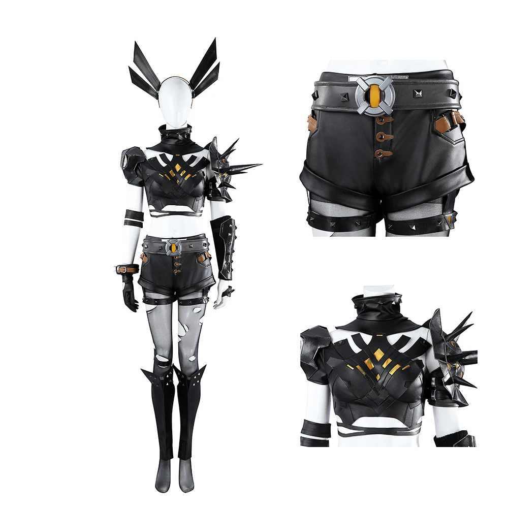 Magik Cosplay Women Jacket Pants Headwear Set Game Rivals Costume for Adult Female Halloween Carnival Suit
Magik Cosplay Women Jacket Pants Headwear Set Game Rivals Costume for Adult Female Halloween Carnival Suit
