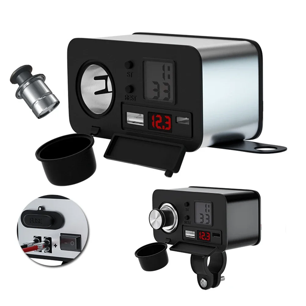Switch And Multiple Protection Motorcycle Voltmeter Function Fitment High Current Output High Universality Fitment
Switch And Multiple Protection Motorcycle Voltmeter Function Fitment High Current Output High Universality Fitment