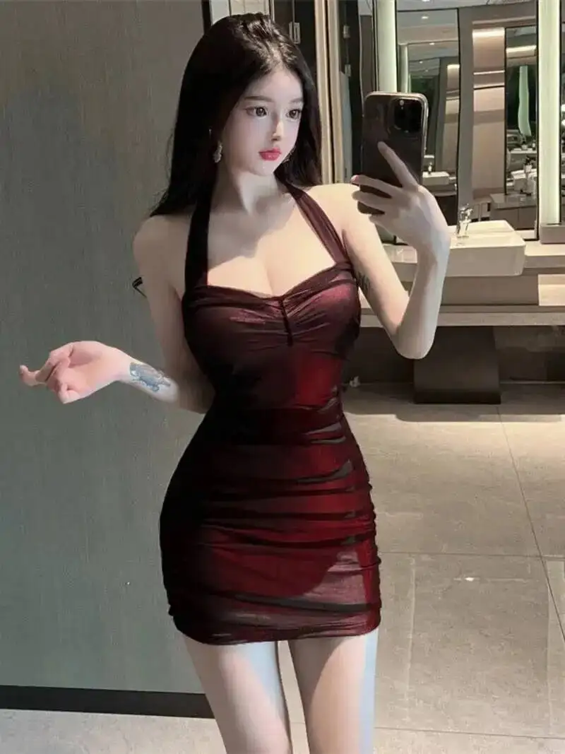 WOMENGAGA Fashion Sexy Tank Mini Dress Spicy Girl Hanging Neck Mesh Dress Elegant Women Wine Red 2026 New Sweet Tops 9Z5G
WOMENGAGA Fashion Sexy Tank Mini Dress Spicy Girl Hanging Neck Mesh Dress Elegant Women Wine Red 2026 New Sweet Tops 9Z5G