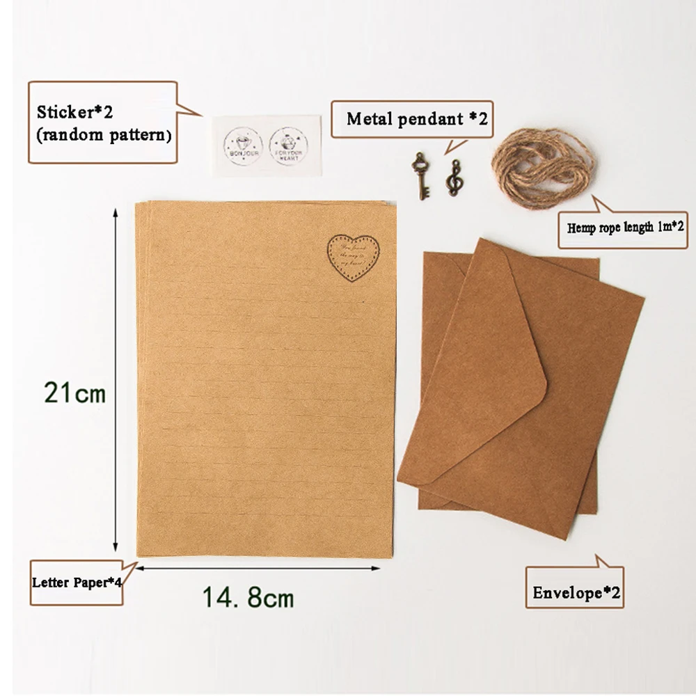 Supplies Invitation Envelope European Style Mailers Set Letter Pad Kraft Paper Envelope Envelopes Letter Paper Writing Paper
Supplies Invitation Envelope European Style Mailers Set Letter Pad Kraft Paper Envelope Envelopes Letter Paper Writing Paper