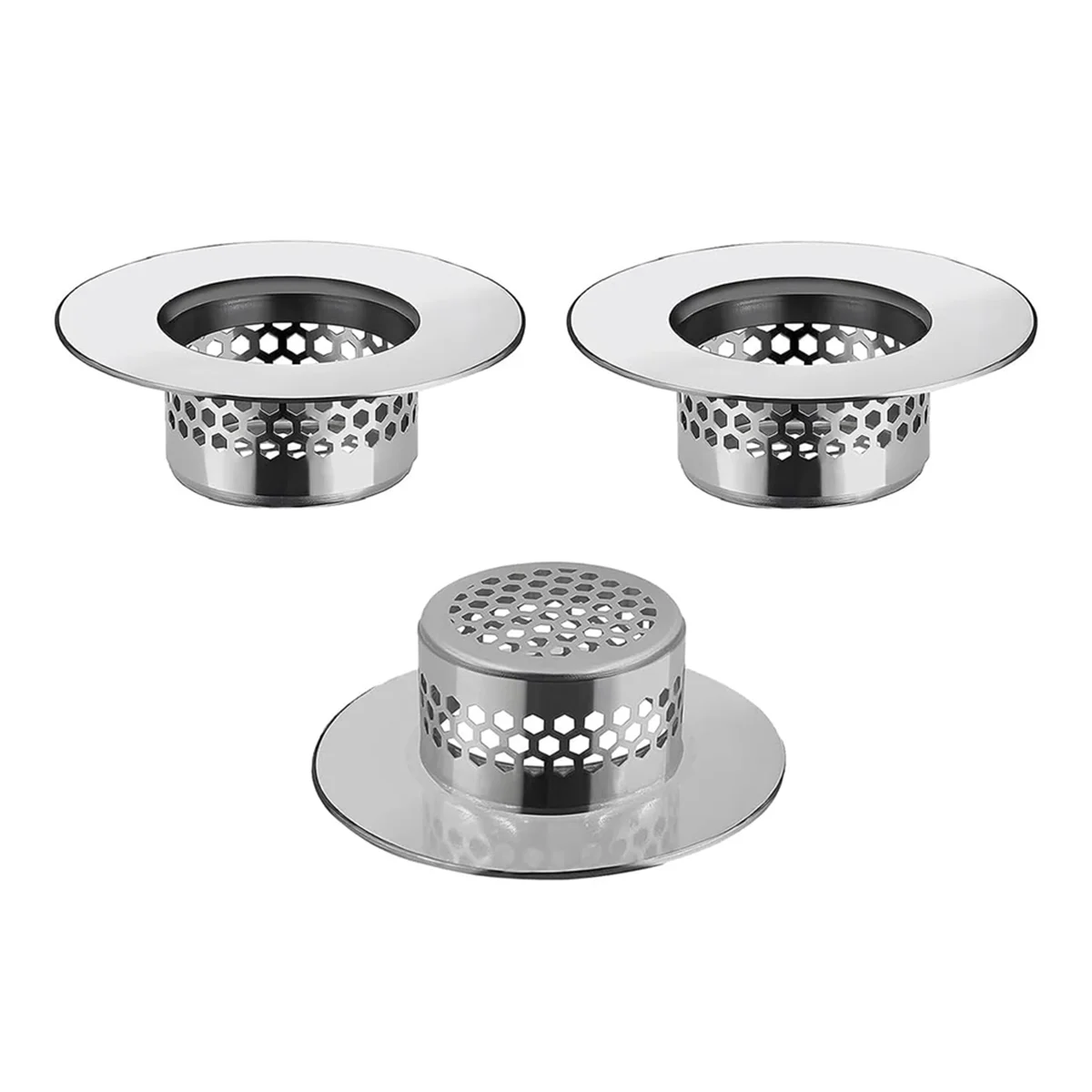 ABBO-Bathtub Drain Cover, Bathroom Sink Strainer, Drain Hair Catcher for Bathtub Laundry Utility Sink, B(3-Pack)
ABBO-Bathtub Drain Cover, Bathroom Sink Strainer, Drain Hair Catcher for Bathtub Laundry Utility Sink, B(3-Pack)