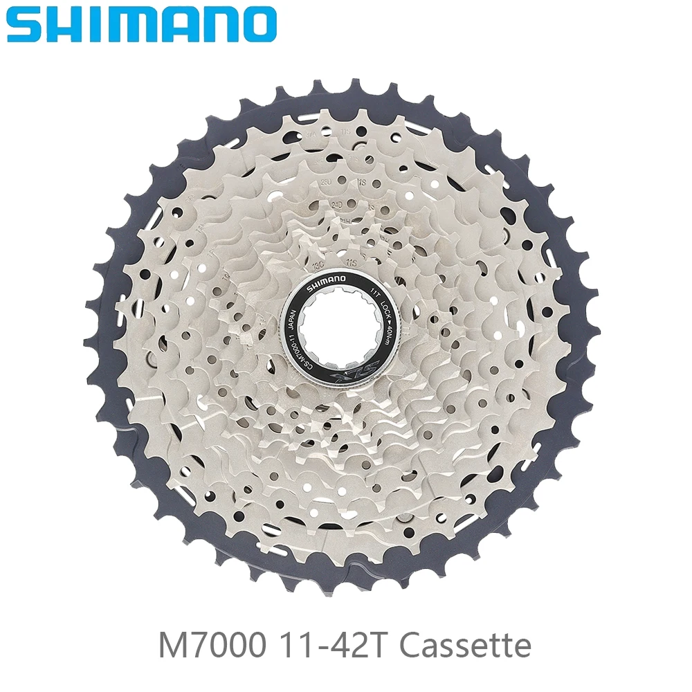SHIMANO SLX CS-M7000 11 Speed 11-42T Bike Cassette Sprocket For Mountain Bicycle Original Cycling Parts
SHIMANO SLX CS-M7000 11 Speed 11-42T Bike Cassette Sprocket For Mountain Bicycle Original Cycling Parts