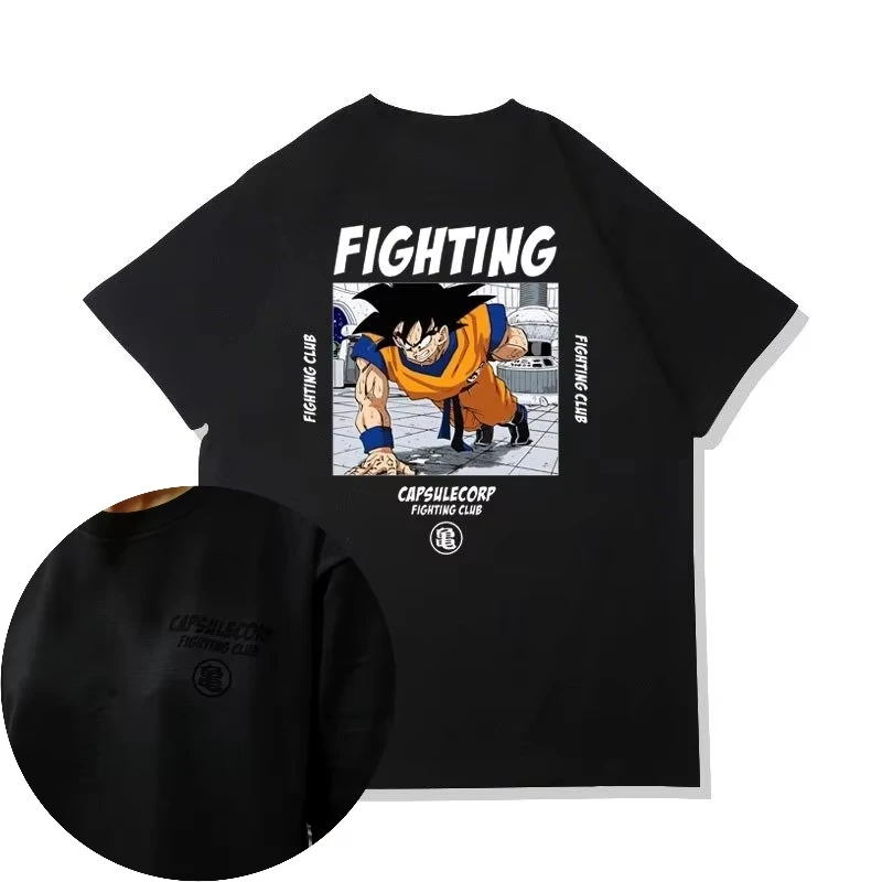 Футболка Dragon Ball - Футболка с коротким рукавом и семейным фото - Ретро-футболка с изображением Супер Сайянов в стиле японского аниме для лета
Футболка Dragon Ball - Футболка с коротким рукавом и семейным фото - Ретро-футболка с изображением Супер Сайянов в стиле японского аниме для лета