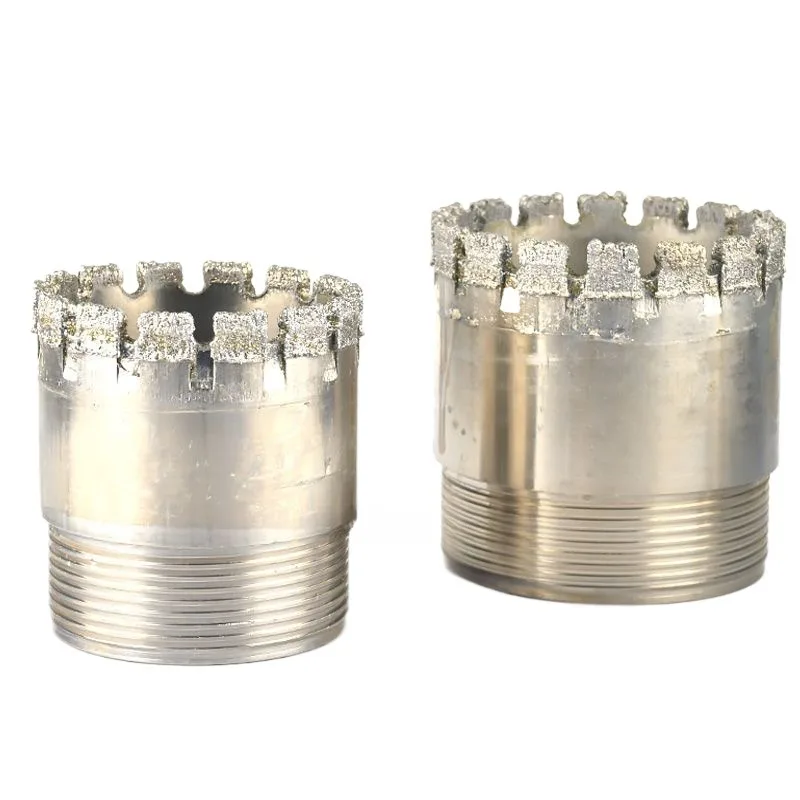 Drilling rig accessories diamond pipe drill bit imported sand electroplating drill bit no inner diameter step, high efficiency
Drilling rig accessories diamond pipe drill bit imported sand electroplating drill bit no inner diameter step, high efficiency