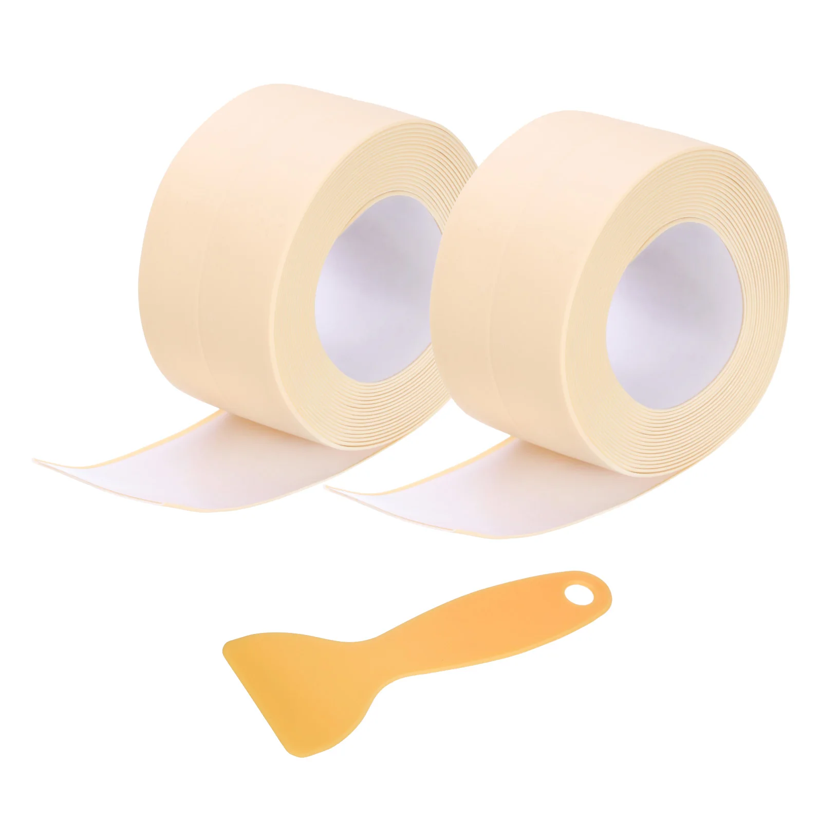 2 Rolls Caulking Strip Tape PVC Waterproof Self-Adhesive Sealing Tape for Kitchen Bathroom Toilet Corner Edge with Sealing Tool
2 Rolls Caulking Strip Tape PVC Waterproof Self-Adhesive Sealing Tape for Kitchen Bathroom Toilet Corner Edge with Sealing Tool