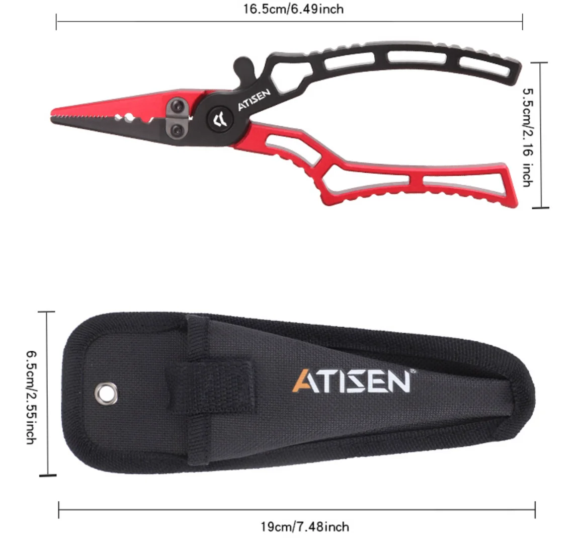 Aluminium Alloy Fishing Tool Hook Forceps Y623 Fishing Double Color Aluminum Pliers
Aluminium Alloy Fishing Tool Hook Forceps Y623 Fishing Double Color Aluminum Pliers