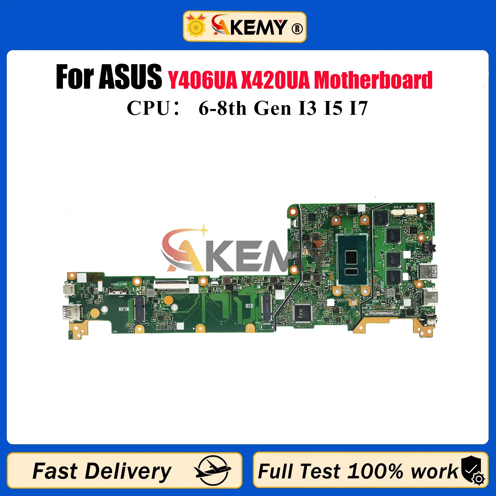 Материнская плата для ноутбука X420UA для ASUS VivoBook X420U Y406UA X420UA, материнская плата для ноутбука с процессором I3 I5 I7, 100% тестирование, ОК, быстрая доставка 
Материнская плата для ноутбука X420UA для ASUS VivoBook X420U Y406UA X420UA, материнская плата для ноутбука с процессором I3 I5 I7, 100% тестирование, ОК, быстрая доставка