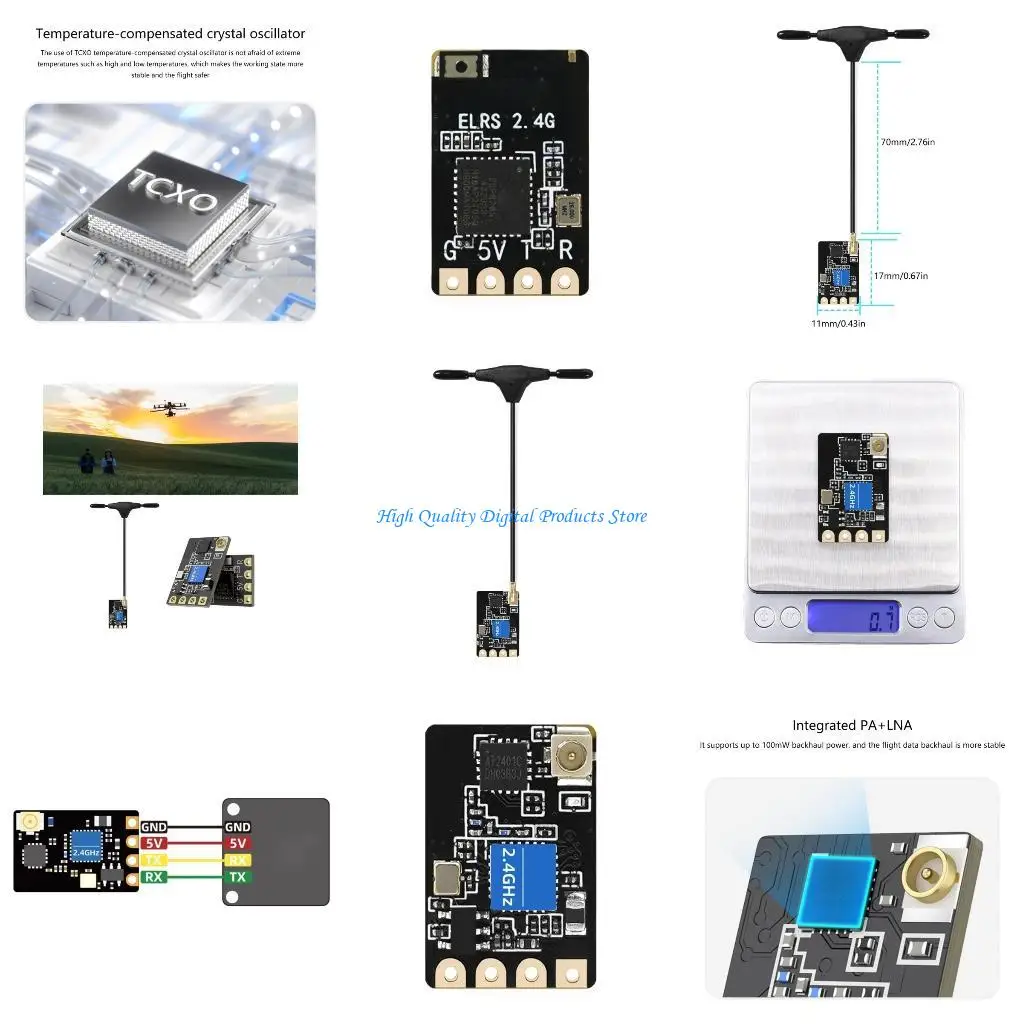 U2JE ELRS 2.4G PA100 Receiver ExpressLRS OpenTX Receiver Enhances Stability for Remote Control Projects
U2JE ELRS 2.4G PA100 Receiver ExpressLRS OpenTX Receiver Enhances Stability for Remote Control Projects