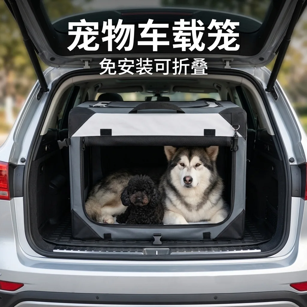 Dog Cage Portable Foldable Installation-Free Pet Car Cage
Dog Cage Portable Foldable Installation-Free Pet Car Cage