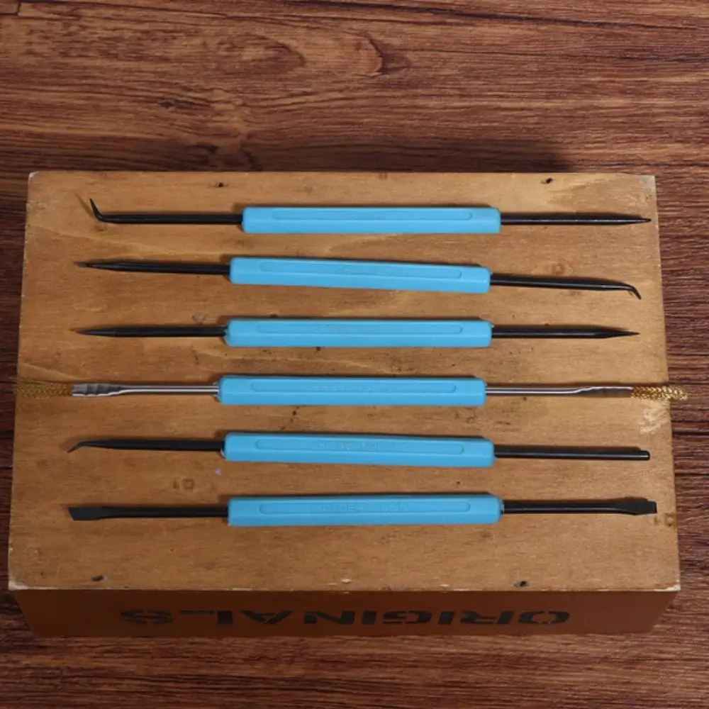 Blue Color Desoldering Aid Tool Carbon Steel Black Oxide PCB Cleaning Tool Durable Material Ergonomic Design Soldering Aid Tool
Blue Color Desoldering Aid Tool Carbon Steel Black Oxide PCB Cleaning Tool Durable Material Ergonomic Design Soldering Aid Tool