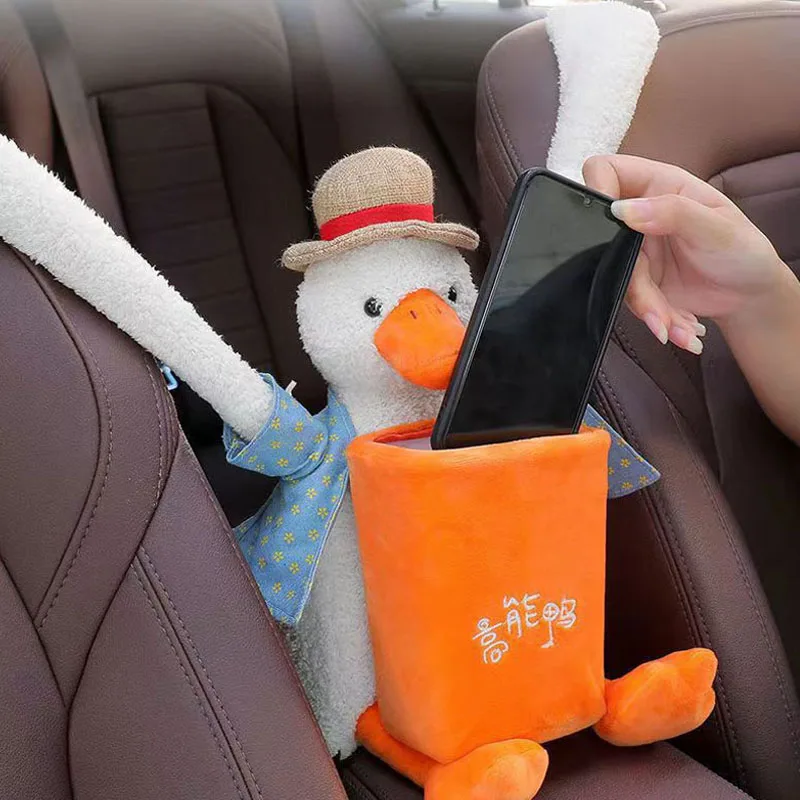car drawer box hang cute duck plush dolls tissue box hanging car trash holder cartoon tissue box decoration
car drawer box hang cute duck plush dolls tissue box hanging car trash holder cartoon tissue box decoration