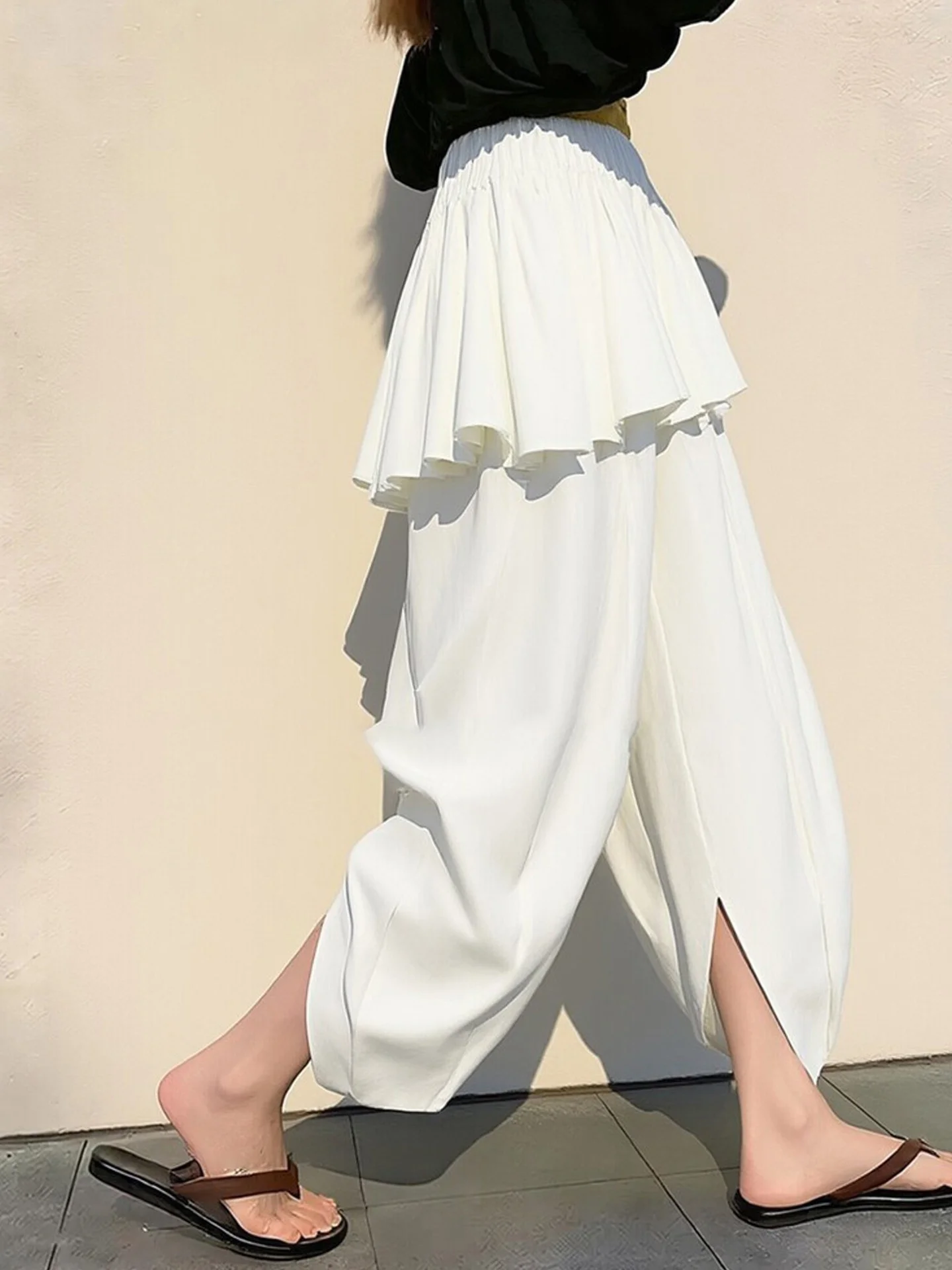 Casual Loose Lantern Pants Pure Color Spring Summer Fashionable Lazy Feel Women's High Waist Straight Leg Pants Comfortable
Casual Loose Lantern Pants Pure Color Spring Summer Fashionable Lazy Feel Women's High Waist Straight Leg Pants Comfortable