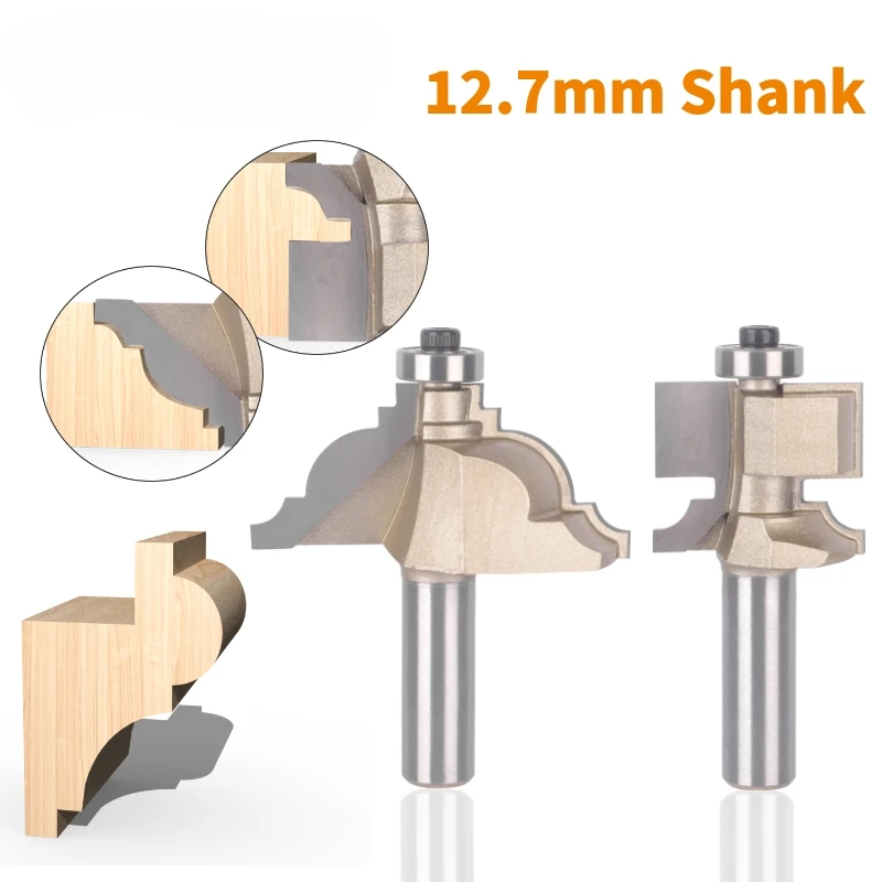 1/2 handle woodworking milling cutter negative corner thread cutter cabinet door frame combination cutter end milling
1/2 handle woodworking milling cutter negative corner thread cutter cabinet door frame combination cutter end milling