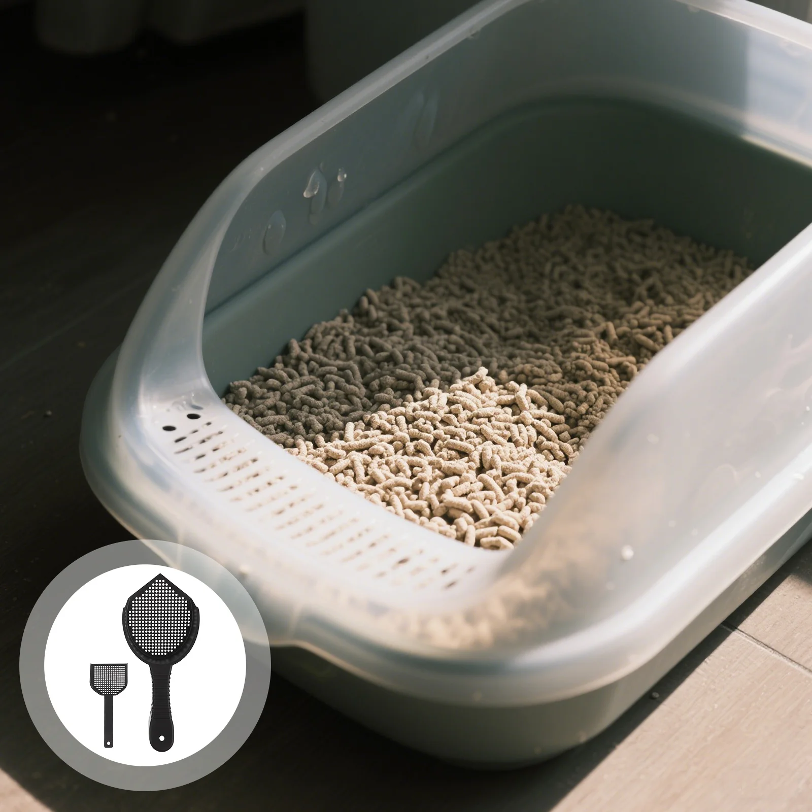 2Pcs Plastic Cat Litter Scoop Ergonomic Comfort Handle Slotted Design for Efficient Waste Removal in Cat Litter Boxes Reptile
2Pcs Plastic Cat Litter Scoop Ergonomic Comfort Handle Slotted Design for Efficient Waste Removal in Cat Litter Boxes Reptile