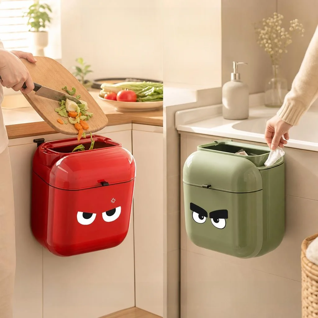 No-Punching Wall-Mounted Trash Can High Capacity Kitchen Bathroom Waste Paper Bucket No-Bend Low Profile Storage Bin Cardboard
No-Punching Wall-Mounted Trash Can High Capacity Kitchen Bathroom Waste Paper Bucket No-Bend Low Profile Storage Bin Cardboard