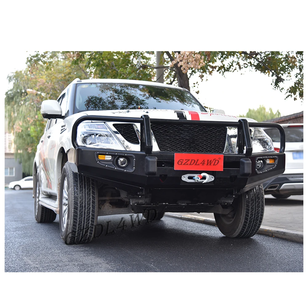 GZDL4WD Стальной передний бампер Bull Bar для Y62 серии Patrol 2010 Y62, защита переднего бампера
GZDL4WD Стальной передний бампер Bull Bar для Y62 серии Patrol 2010 Y62, защита переднего бампера