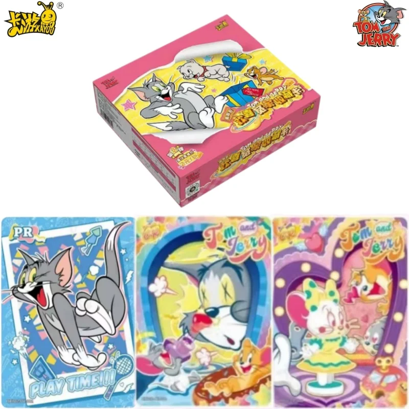 KAYOU Genuine Tom and Jerry Card Zhuiqinbao 2ND Animation Cartoon Movie Periphery Collect Card Toy for Children Holiday Gift
KAYOU Genuine Tom and Jerry Card Zhuiqinbao 2ND Animation Cartoon Movie Periphery Collect Card Toy for Children Holiday Gift